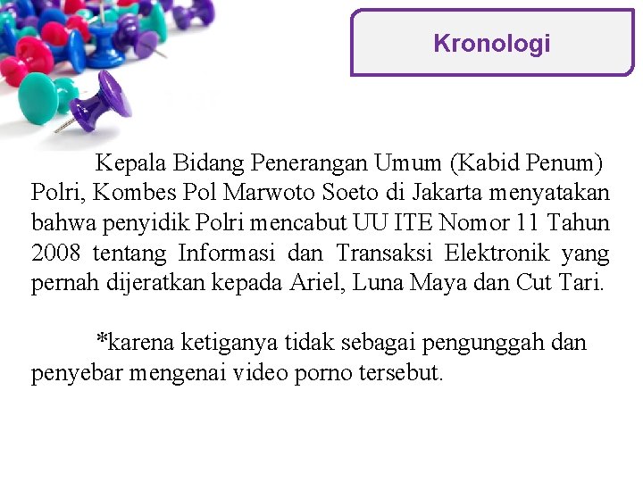 Kronologi Kepala Bidang Penerangan Umum (Kabid Penum) Polri, Kombes Pol Marwoto Soeto di Jakarta