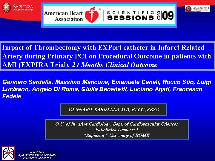 Impact of Thrombectomy with EXPort catheter in Infarct Related Artery during Primary PCI on