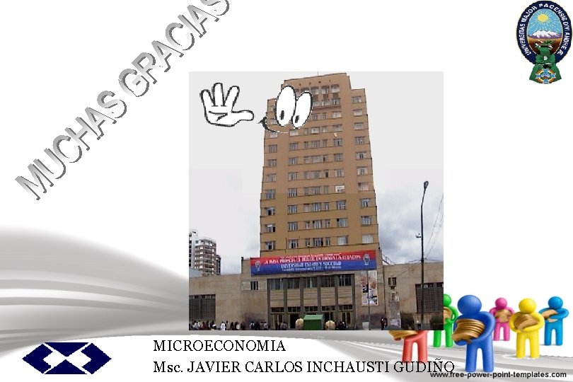 MICROECONOMIA Msc. JAVIER CARLOS INCHAUSTI GUDIÑO 
