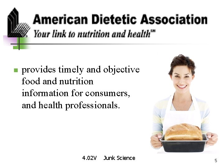 n provides timely and objective food and nutrition information for consumers, and health professionals.