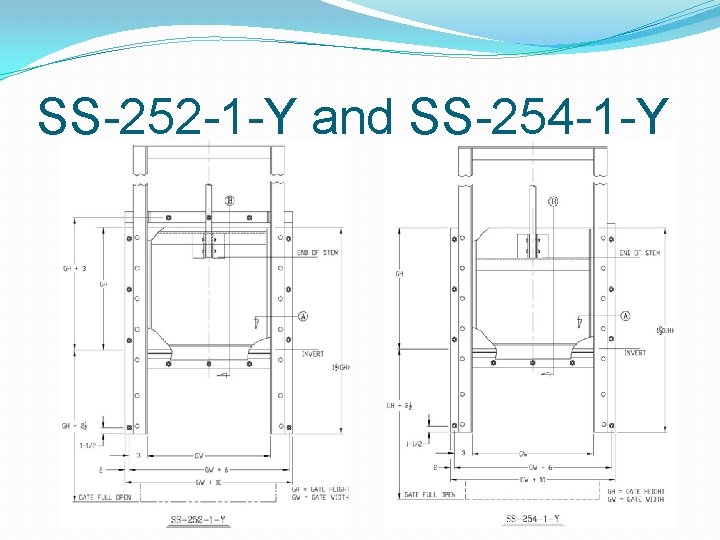 SS-252 -1 -Y and SS-254 -1 -Y 