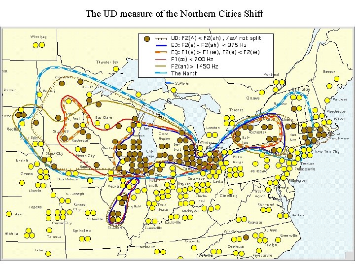 The UD measure of the Northern Cities Shift 