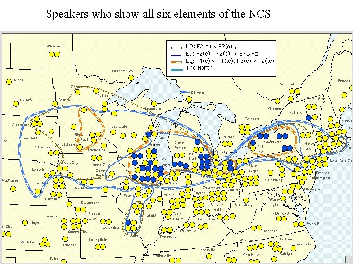 Speakers who show all six elements of the NCS 