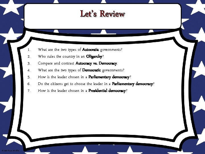 Let’s Review 1. 2. 3. 4. 5. 6. 7. © 2014 Brain Wrinkles What Let’s Review 1. 2. 3. 4. 5. 6. 7. © 2014 Brain Wrinkles What
