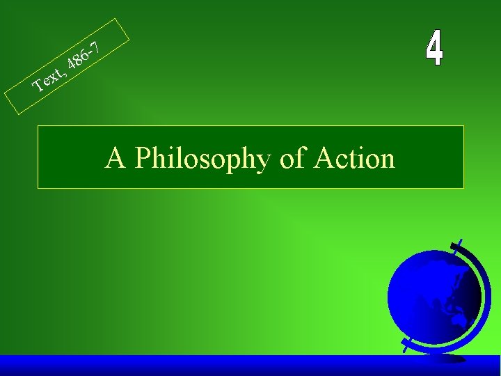 -7 6 8 4 , t x Te A Philosophy of Action 
