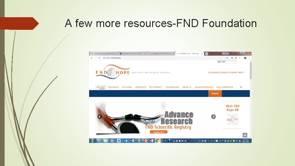 A few more resources-FND Foundation 