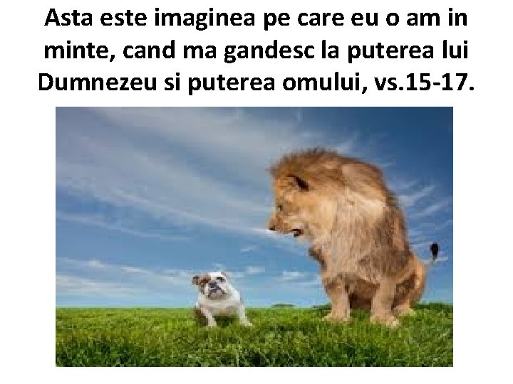 Asta este imaginea pe care eu o am in minte, cand ma gandesc la