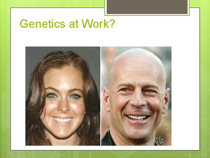 Genetics at Work? 
