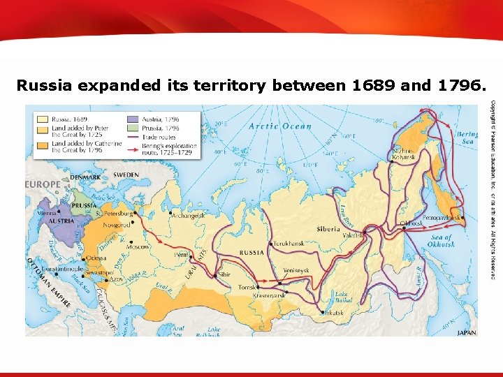 TEKS 8 C: Calculate percent composition and empirical and molecular formulas. Russia expanded its