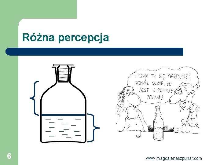 Różna percepcja 6 www. magdalenaszpunar. com 