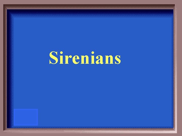 Sirenians 