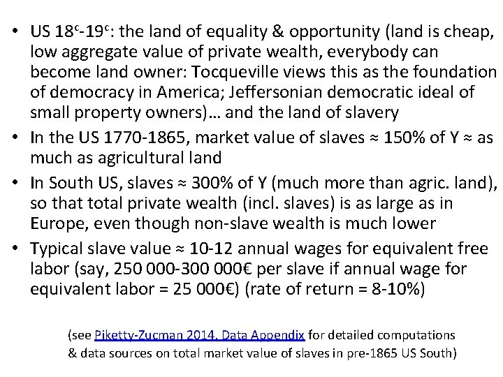  • US 18 c-19 c: the land of equality & opportunity (land is