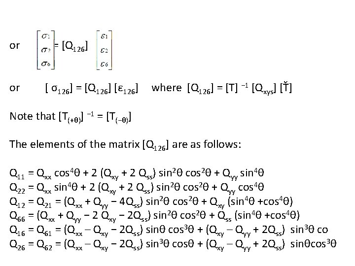 or = [Q 126] or [ σ126] = [Q 126] [ε 126] where [Q
