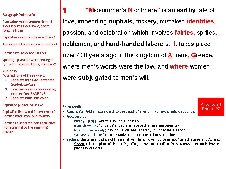 Paragraph indentation Quotation marks around titles of short works (short story, poem, song , Paragraph indentation Quotation marks around titles of short works (short story, poem, song ,