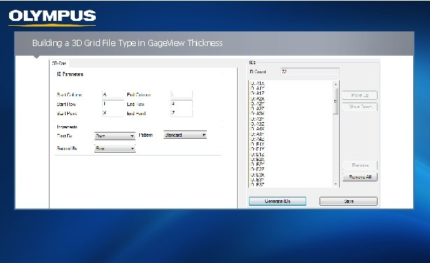 Building a 3 D Grid File Type in Gage. View Thickness 