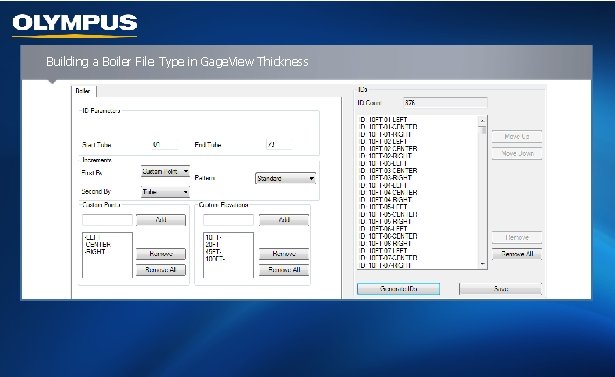 Building a Boiler File Type in Gage. View Thickness 