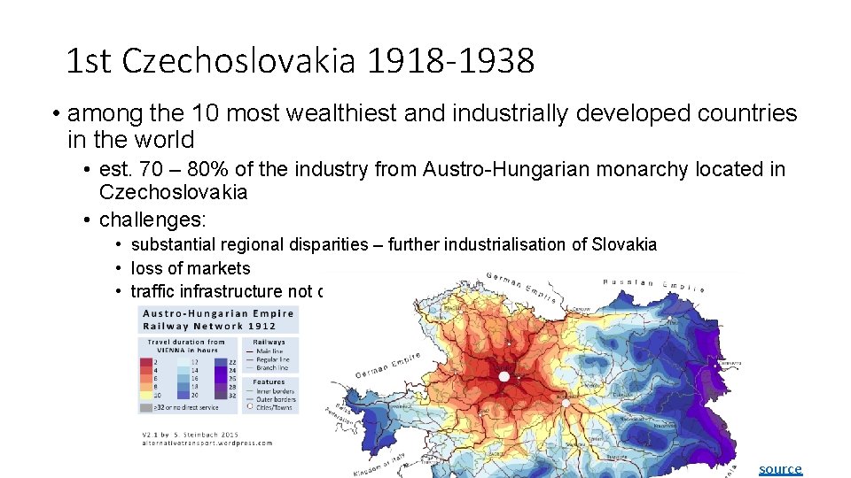 1 st Czechoslovakia 1918 -1938 • among the 10 most wealthiest and industrially developed