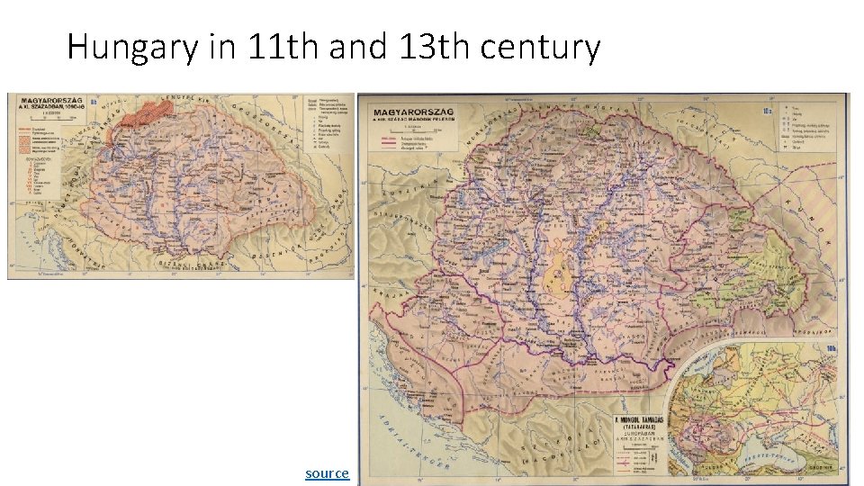 Hungary in 11 th and 13 th century source 