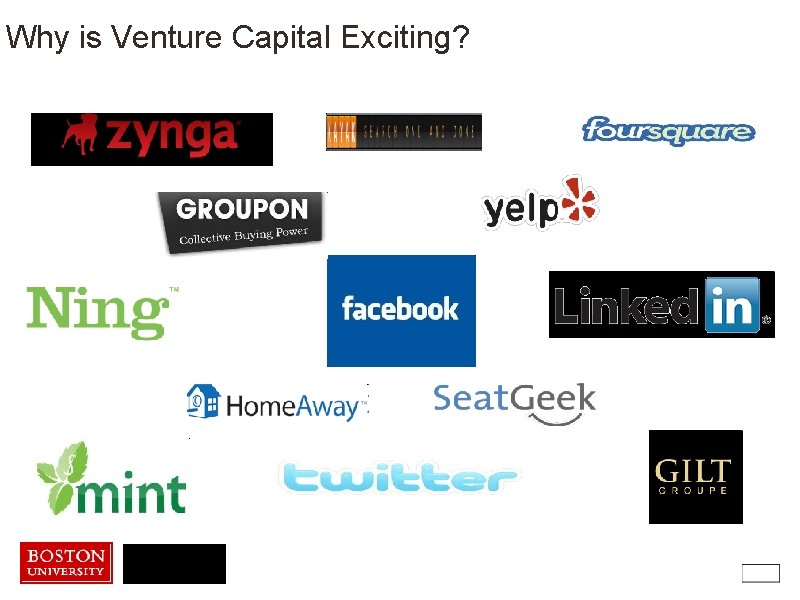 Why is Venture Capital Exciting? 