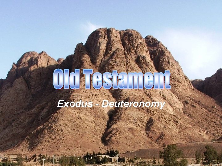 Exodus - Deuteronomy 