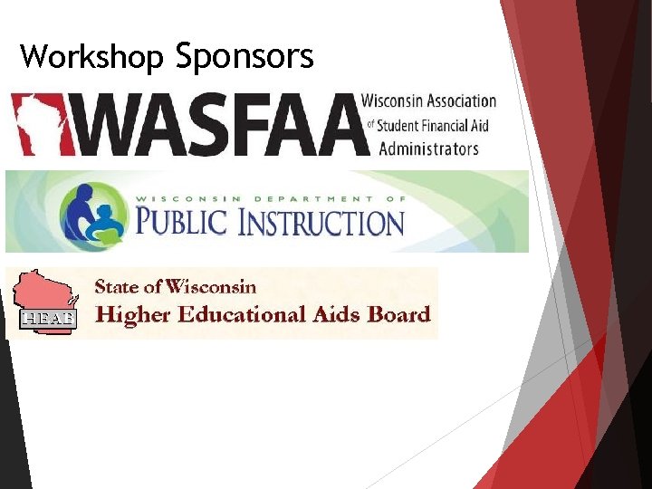 Workshop Sponsors Workshop Sponsors