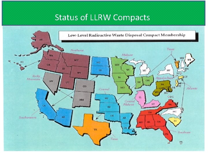 Status of LLRW Compacts 