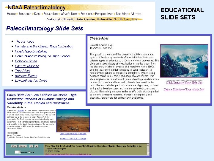 EDUCATIONAL SLIDE SETS 