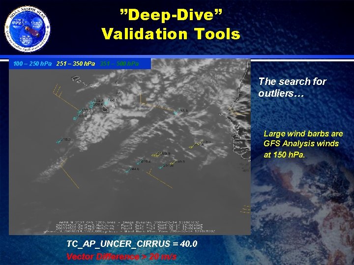 ”Deep-Dive” Validation Tools 100 – 250 h. Pa 251 – 350 h. Pa 351