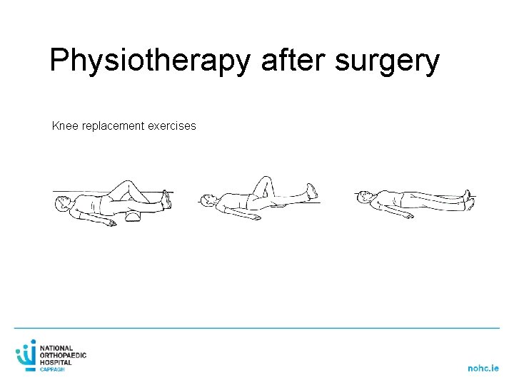 Physiotherapy after surgery Knee replacement exercises 