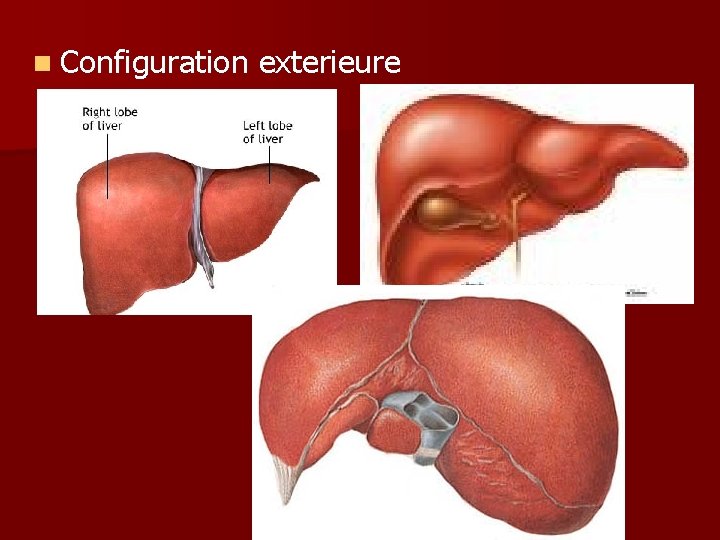 n Configuration exterieure 