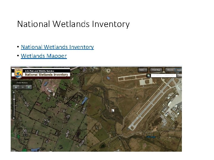 National Wetlands Inventory • Wetlands Mapper 