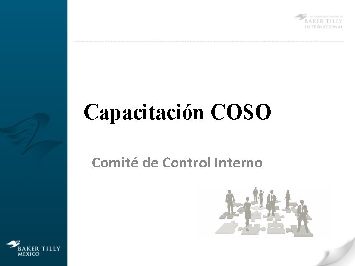 Capacitación COSO Comité de Control Interno 