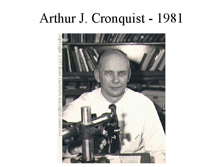 Arthur J. Cronquist - 1981 