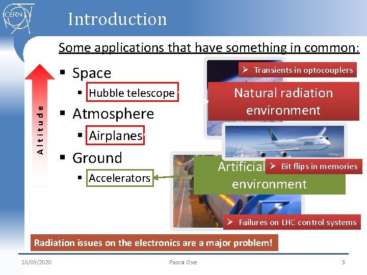 Introduction Some applications that have something in common: § Space Ø Transients in optocouplers