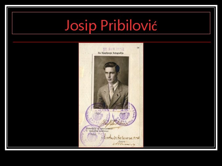 Josip Pribilović 