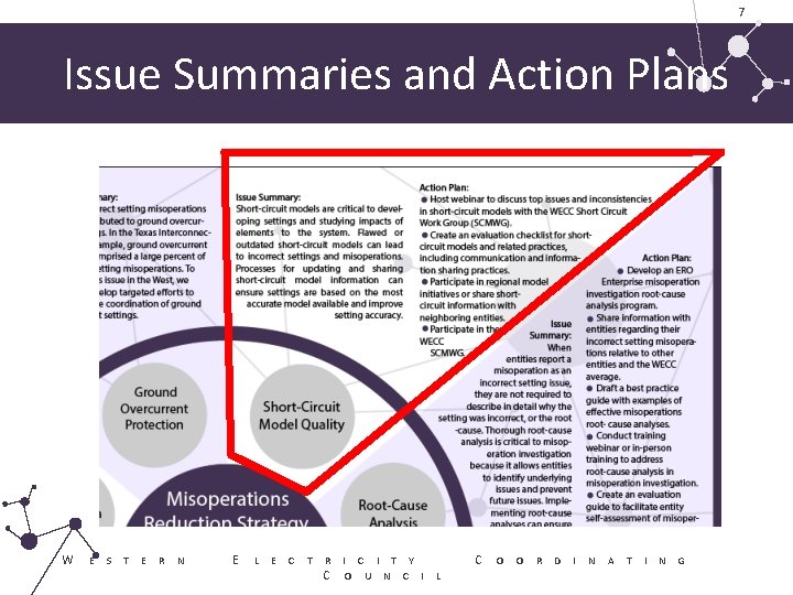 7 Issue Summaries and Action Plans W E S T E R N E 7 Issue Summaries and Action Plans W E S T E R N E