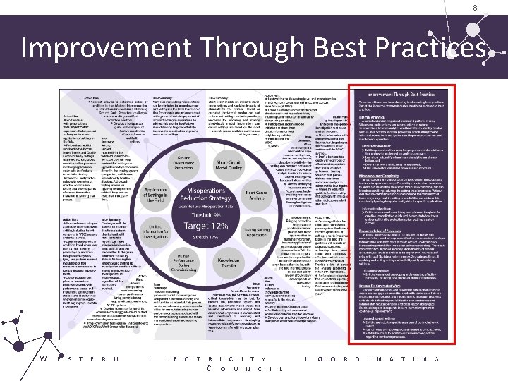 8 Improvement Through Best Practices W E S T E R N E L 8 Improvement Through Best Practices W E S T E R N E L