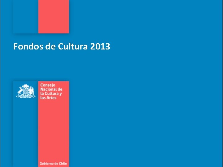 Fondos de Cultura 2013 