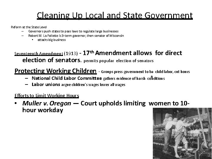 Cleaning Up Local and State Government Reform at the State Level – Governors push