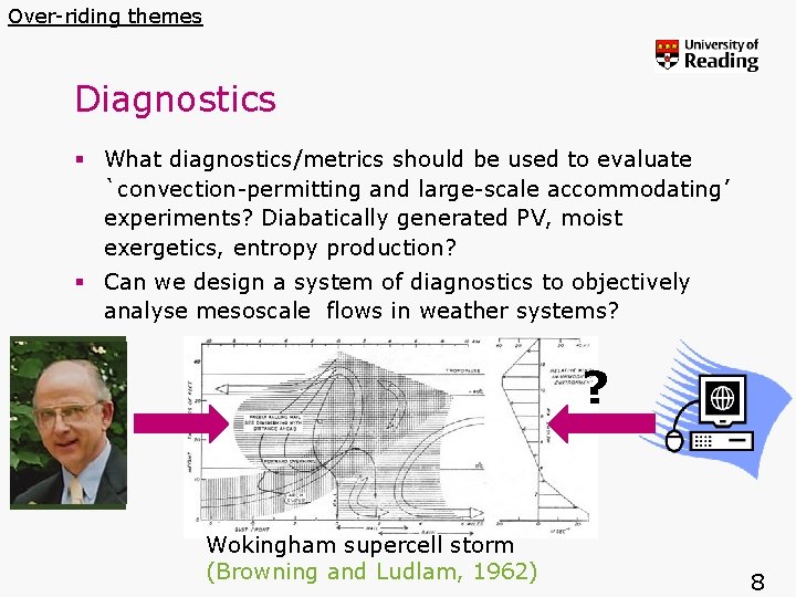 Over-riding themes Diagnostics § What diagnostics/metrics should be used to evaluate `convection-permitting and large-scale