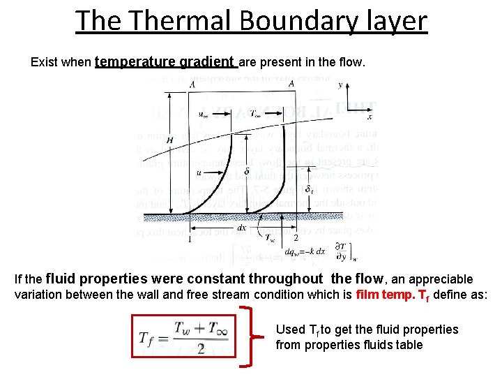 The Thermal Boundary layer Exist when temperature gradient are present in the flow. If