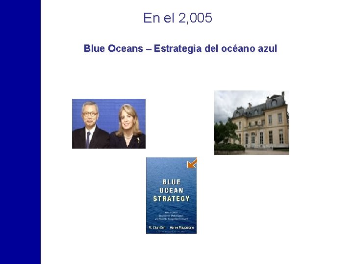 En el 2, 005 Blue Oceans – Estrategia del océano azul 