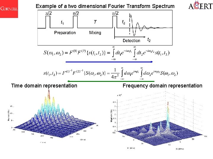Example of a two dimensional Fourier Transform Spectrum Easy answer (specific goal): simulate and