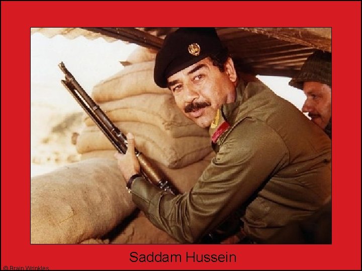 Saddam Hussein © Brain Wrinkles 