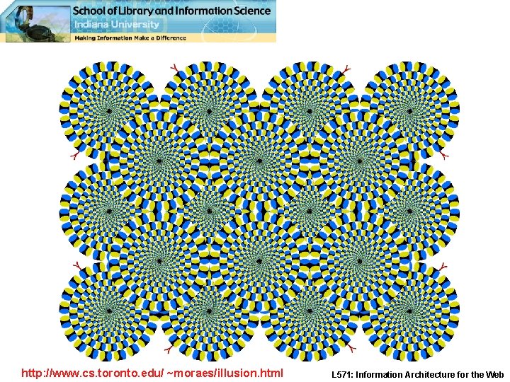 http: //www. cs. toronto. edu/ ~moraes/illusion. html L 571: Information Architecture for the Web