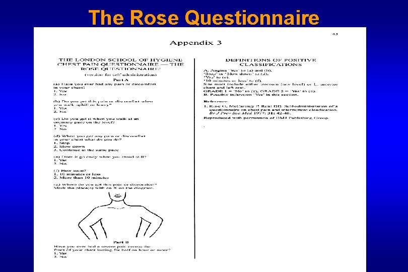 The Rose Questionnaire 