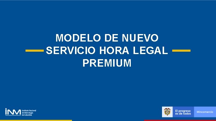 MODELO DE NUEVO SERVICIO HORA LEGAL PREMIUM 