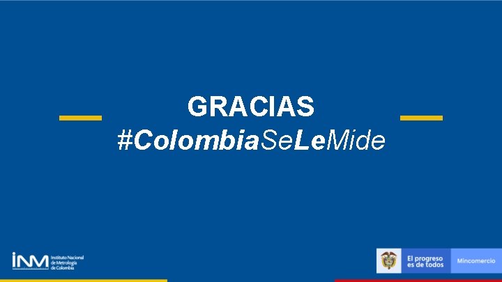 GRACIAS #Colombia. Se. Le. Mide 