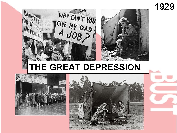 1929 THE GREAT DEPRESSION 