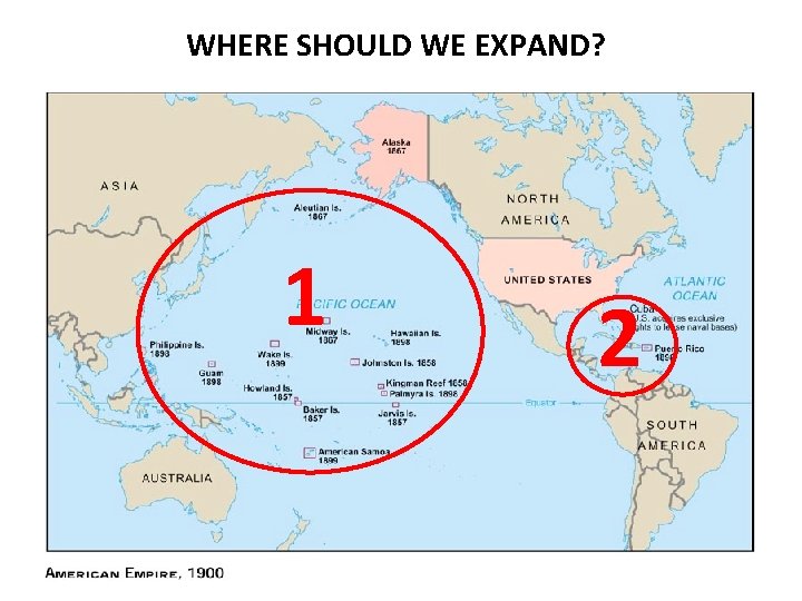 WHERE SHOULD WE EXPAND? 1 2 